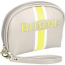 Faux leather handbag