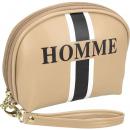 Faux leather handbag